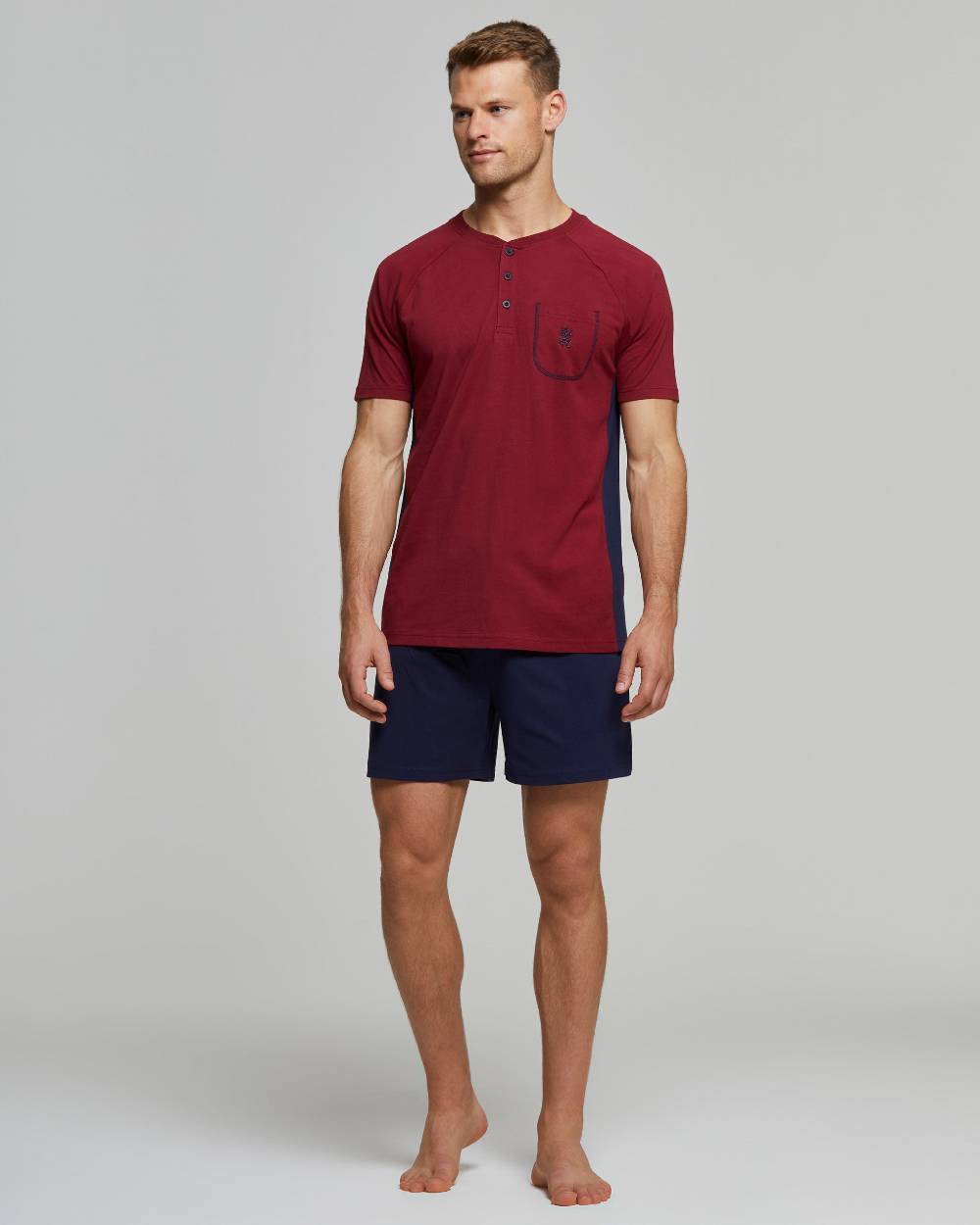 Pompea Pigiama corto cotone Corrado