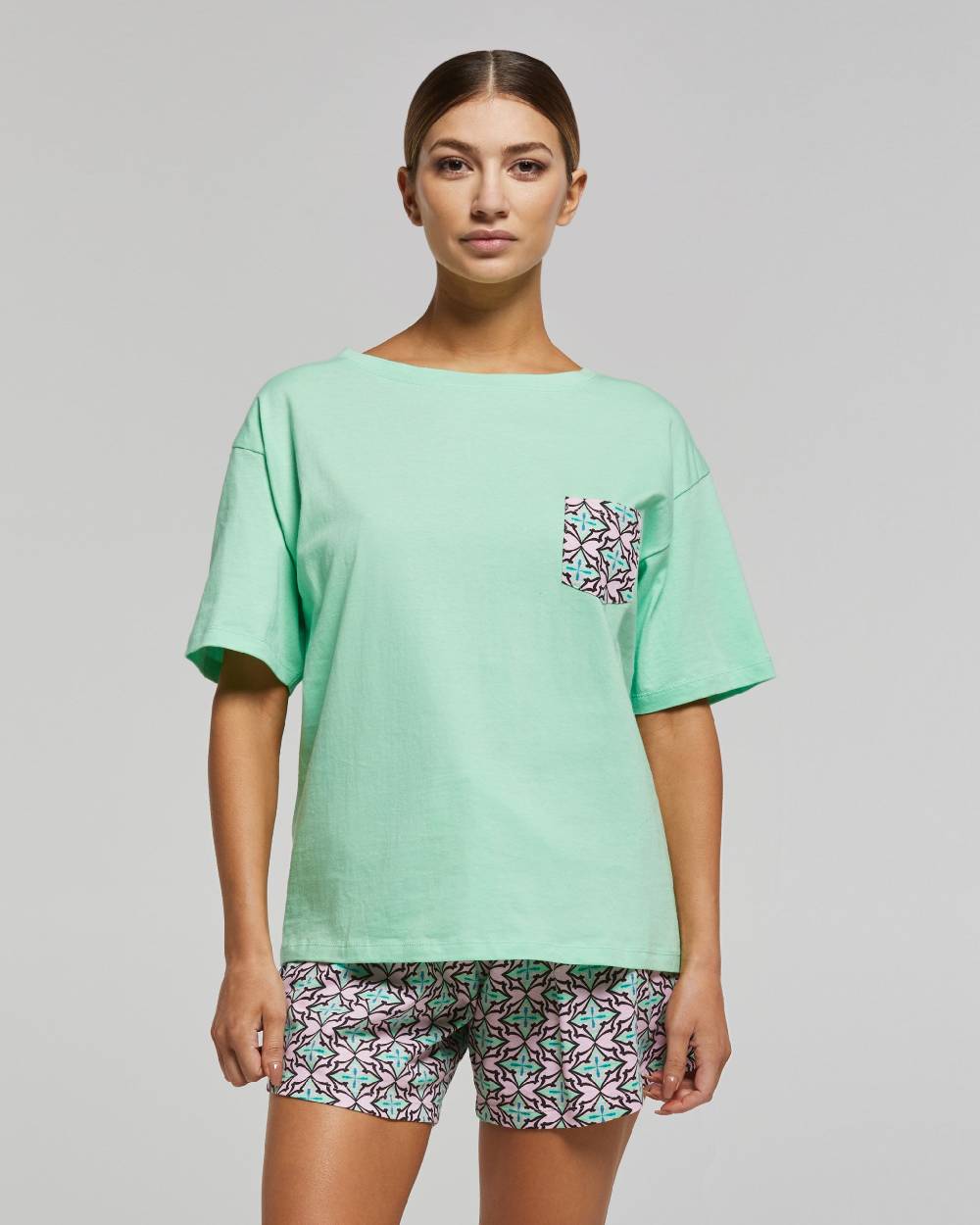 Pompea Pigiama Corto Cotone Dafne