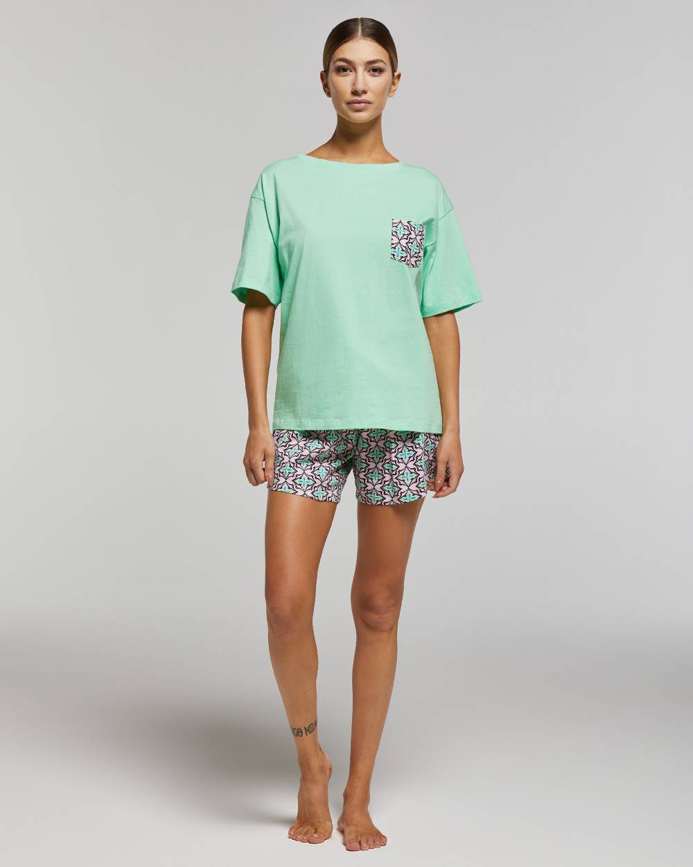 Pompea Pigiama corto cotone Dafne