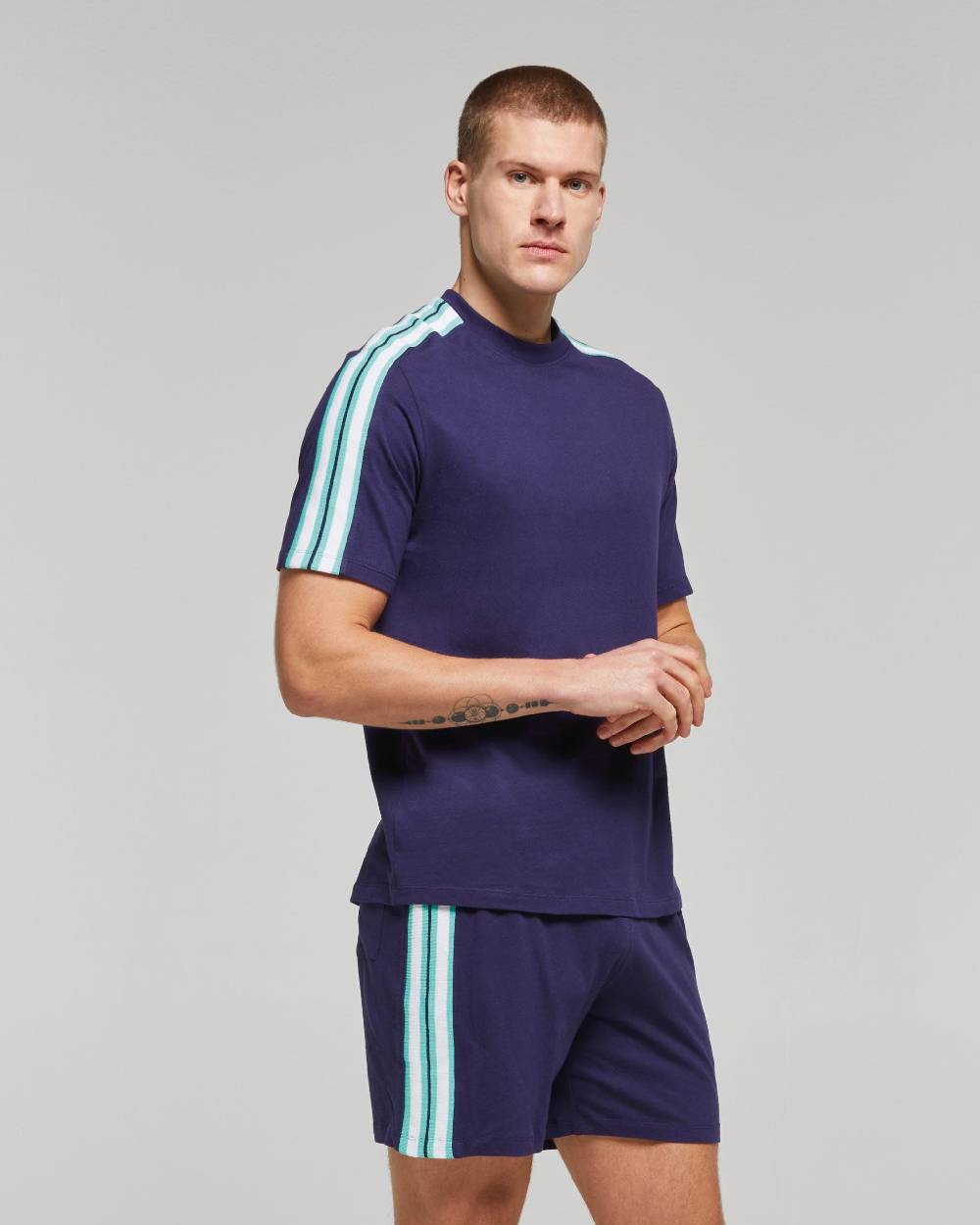 Pompea Pigiama Corto Cotone Dionisio