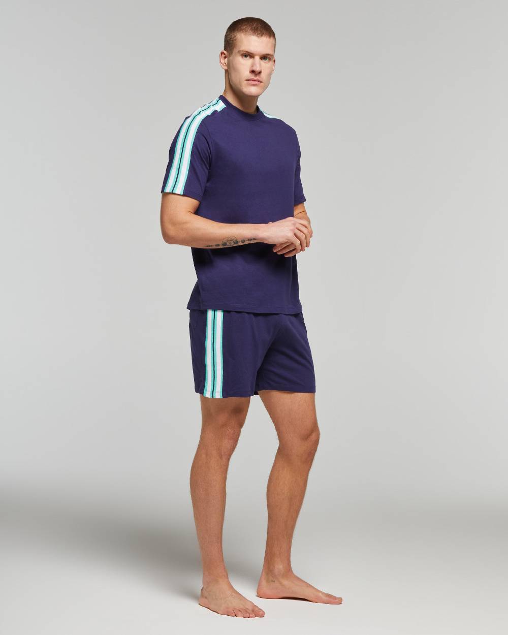 Pompea Pigiama corto cotone Dionisio