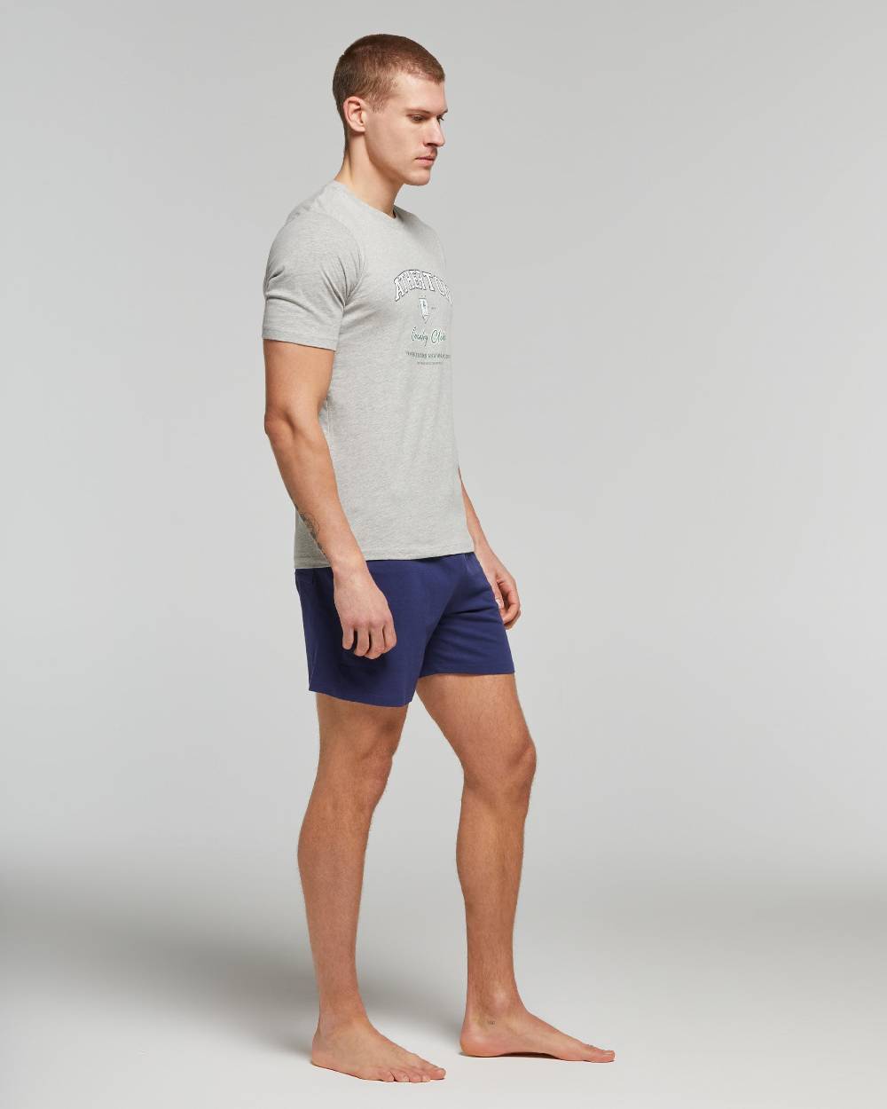 Pompea Pigiama Corto Cotone Duilio