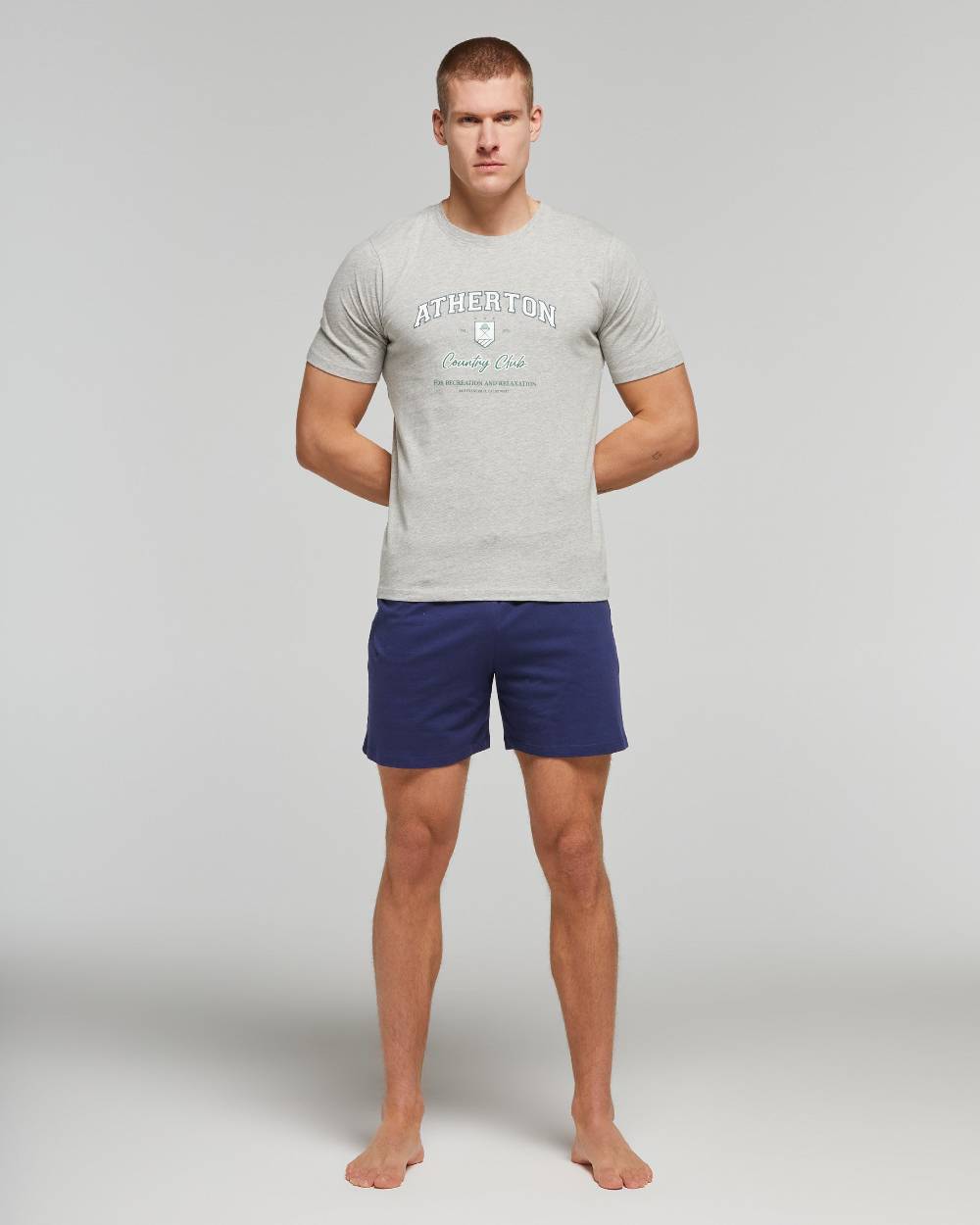 Pompea Pigiama corto cotone Duilio