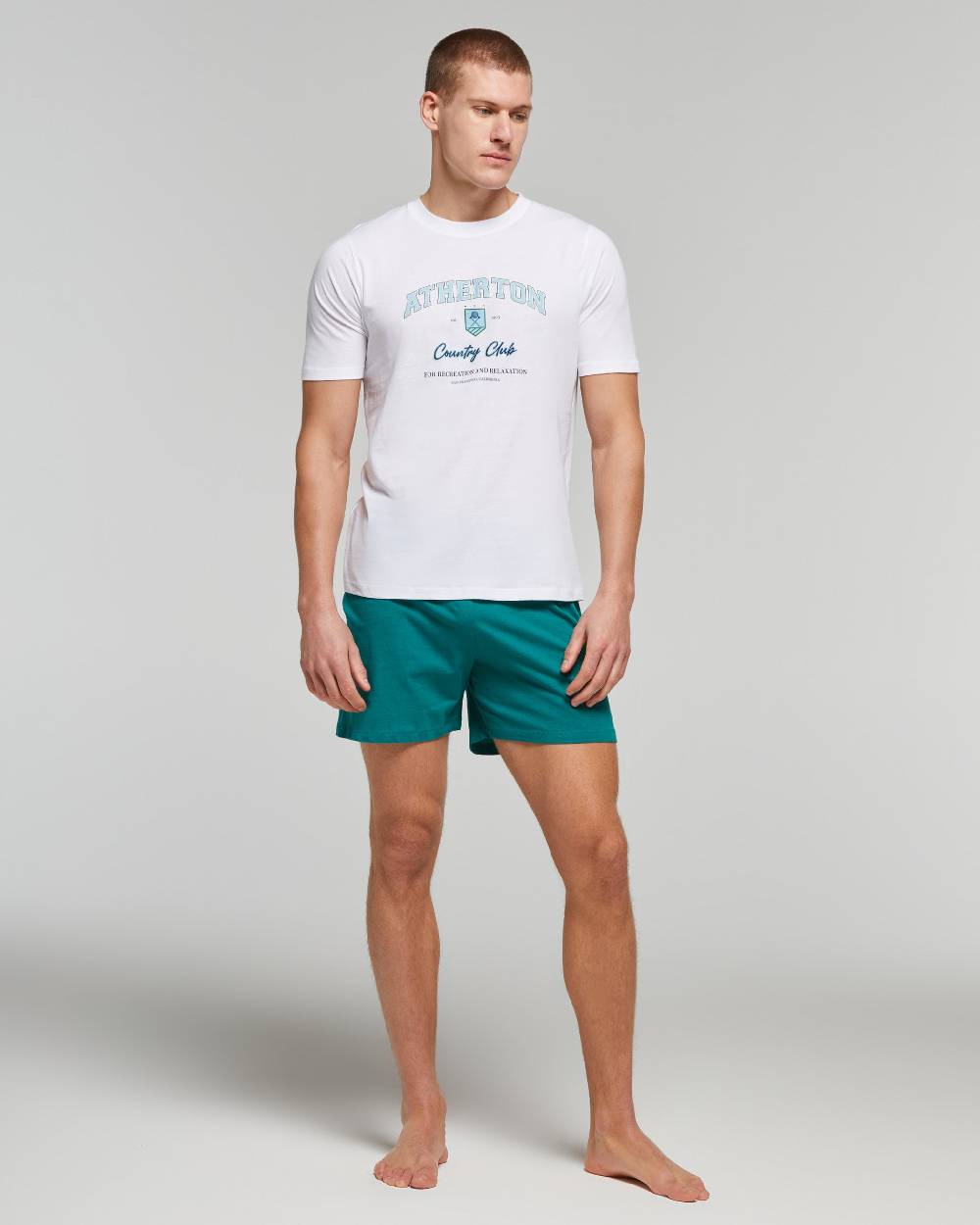 Pompea Pigiama corto cotone Duilio