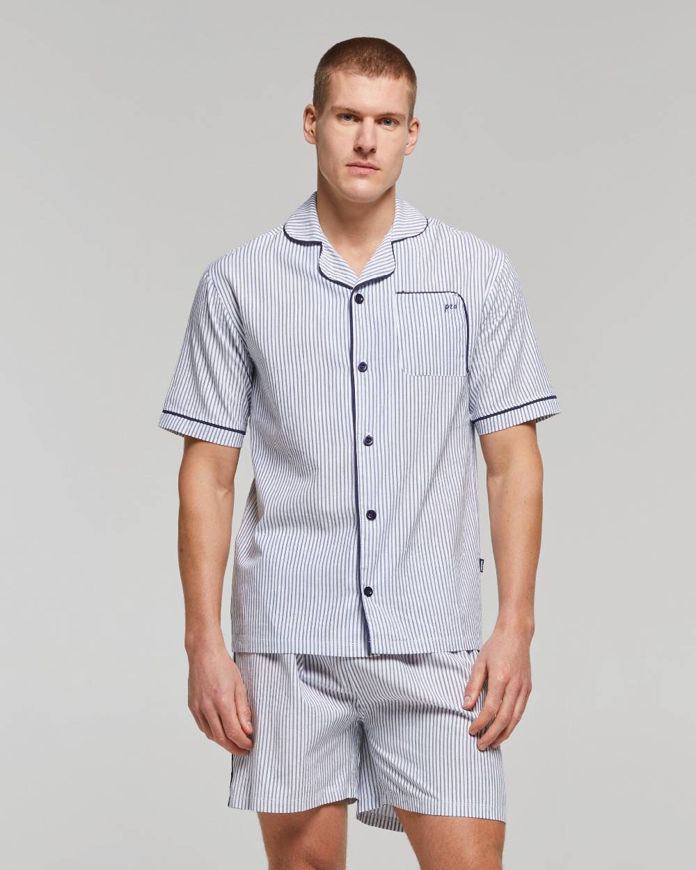 Pompea Pigiama Corto Cotone Ettore