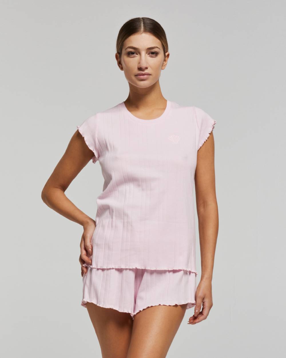 Pompea PIGIAMA CORTO COTONE GIACINTO