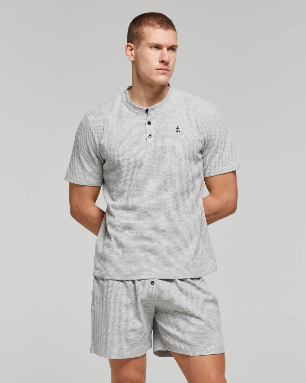 Pompea PIGIAMA CORTO COTONE GINEPRO