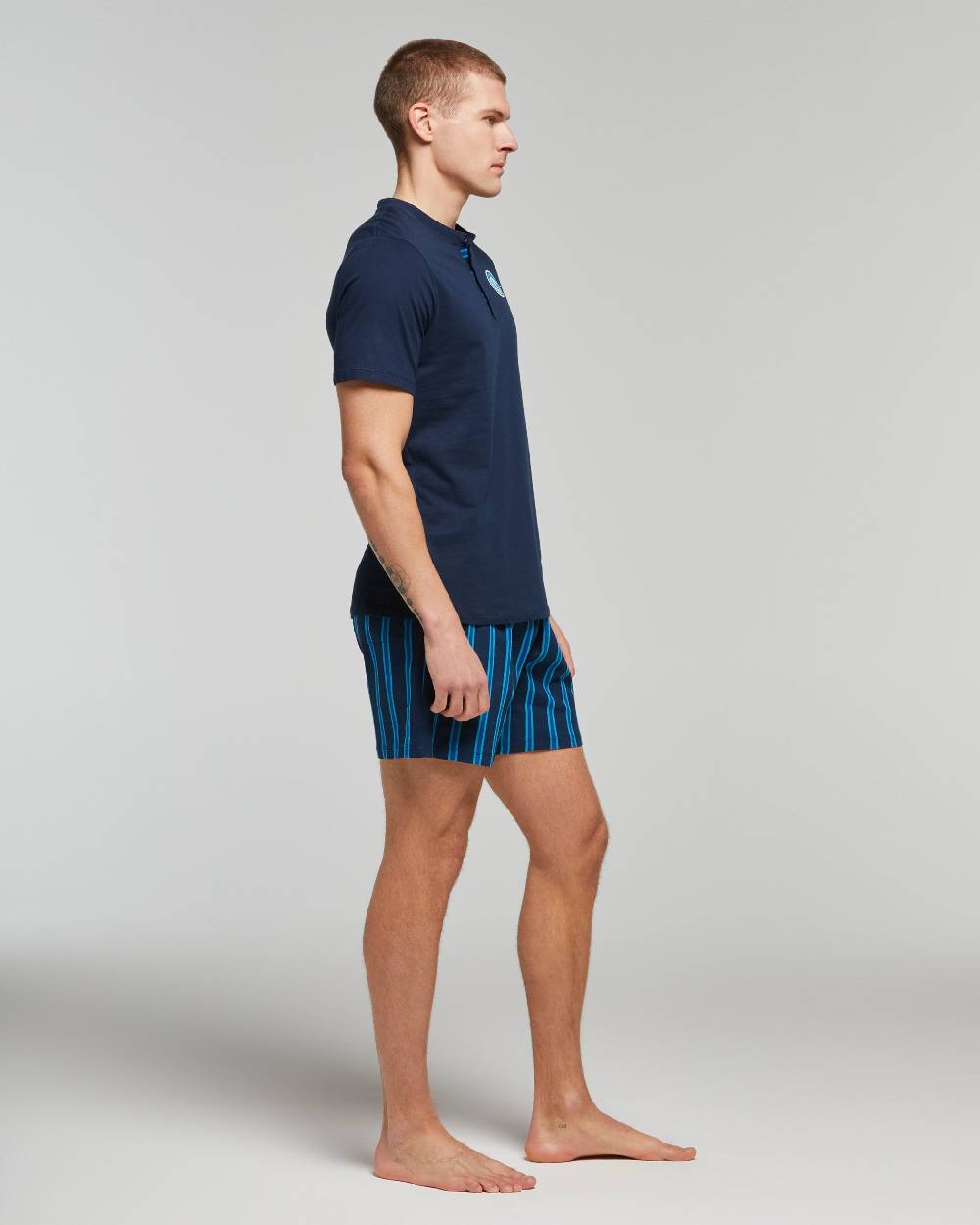 Pompea PIGIAMA CORTO COTONE GINKO