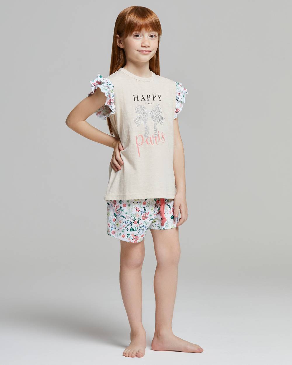 Pompea Pigiama corto cotone Holly