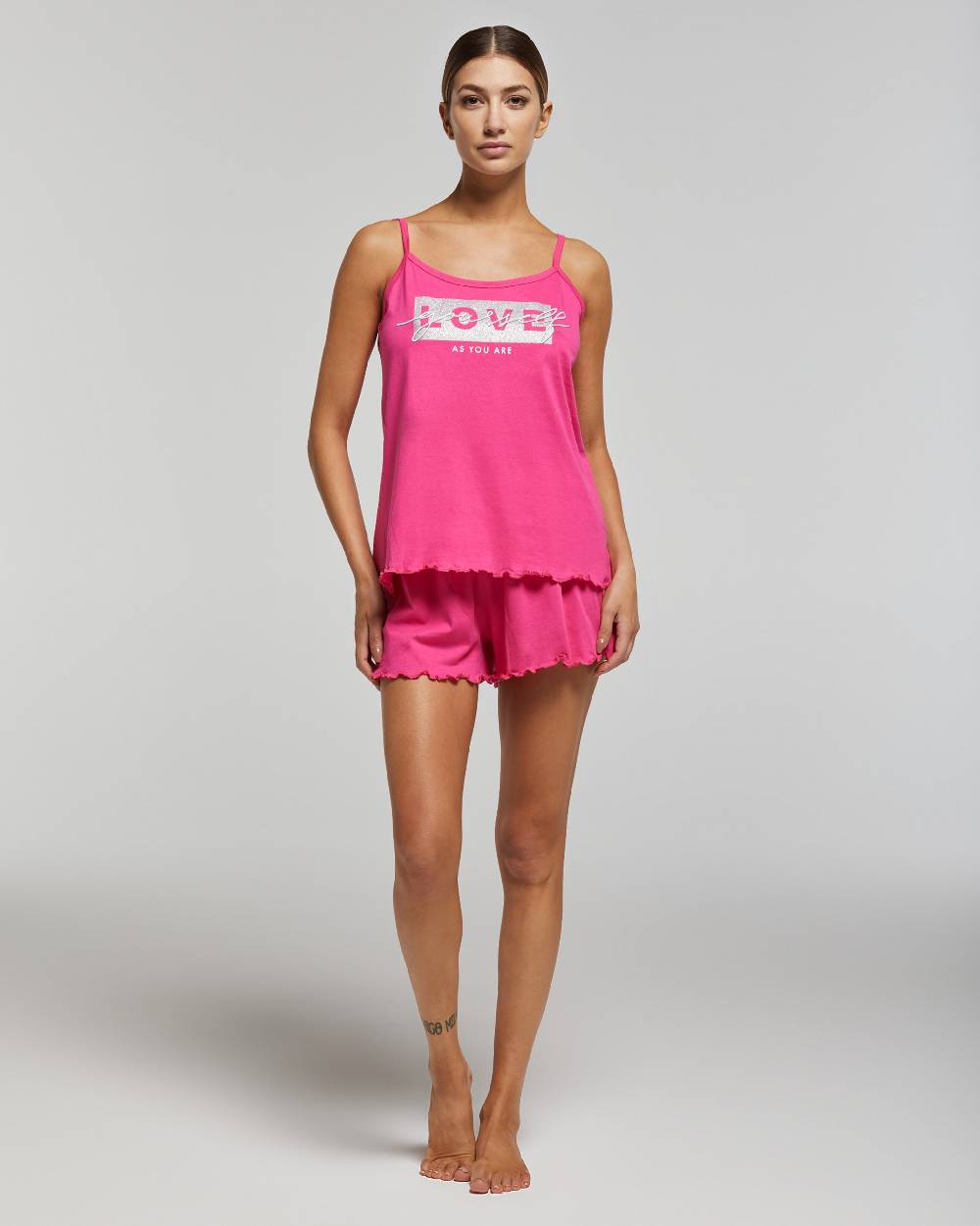 Pompea Pigiama corto cotone Ilia