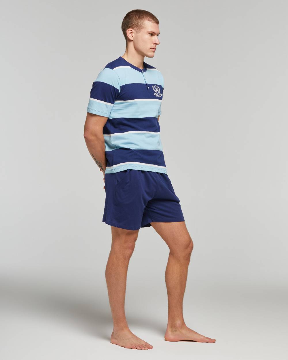 Pompea PIGIAMA CORTO COTONE LUCIO