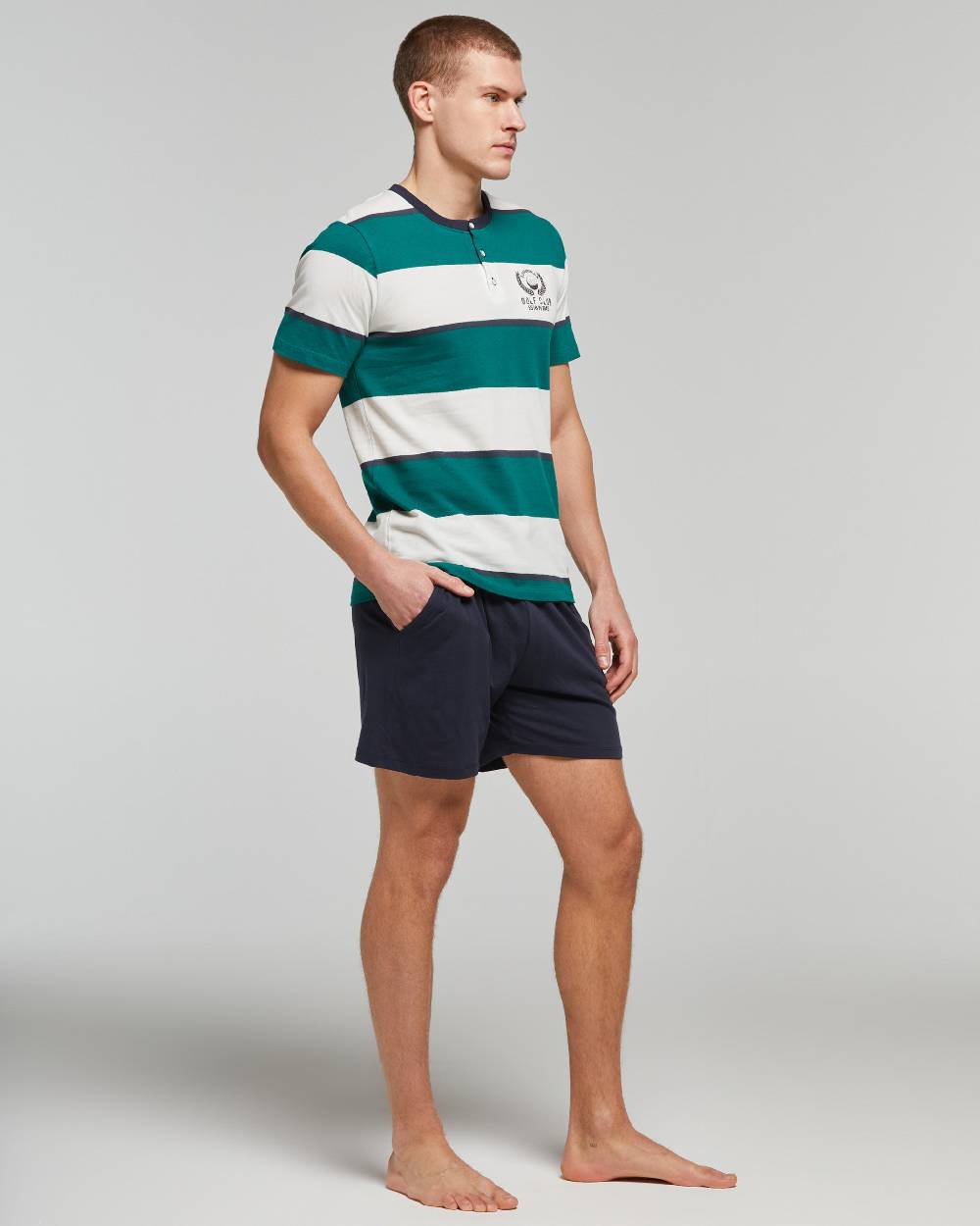 Pompea PIGIAMA CORTO COTONE LUCIO