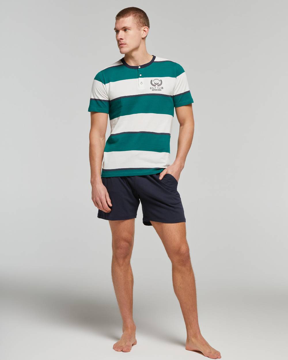 Pompea PIGIAMA CORTO COTONE LUCIO