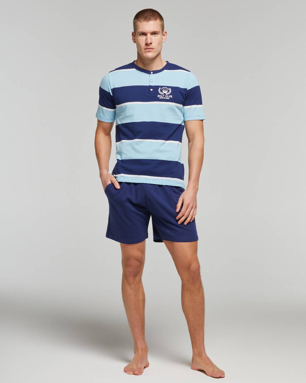 Pompea PIGIAMA CORTO COTONE LUCIO