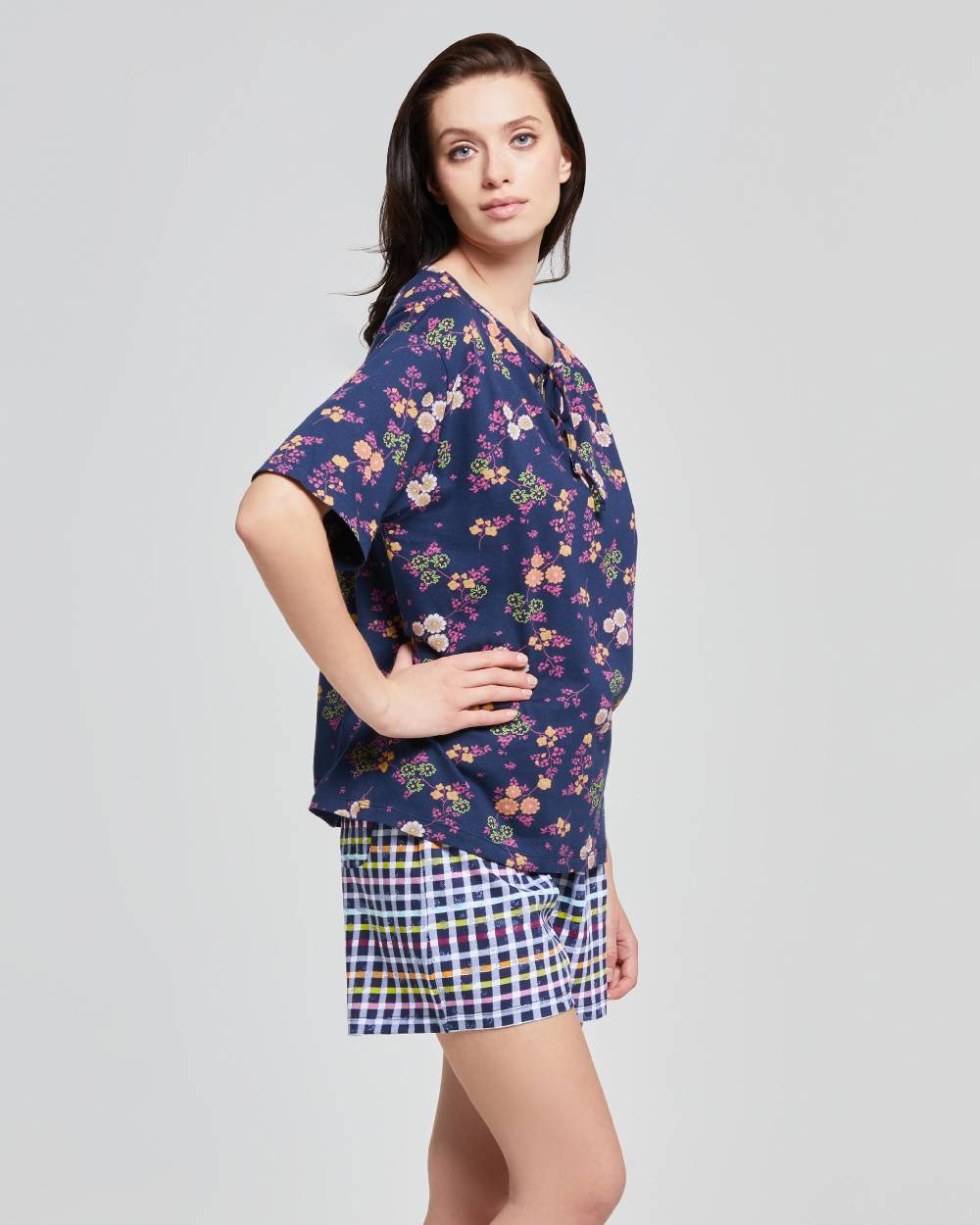 Pompea PIGIAMA CORTO COTONE MAGNOLIA