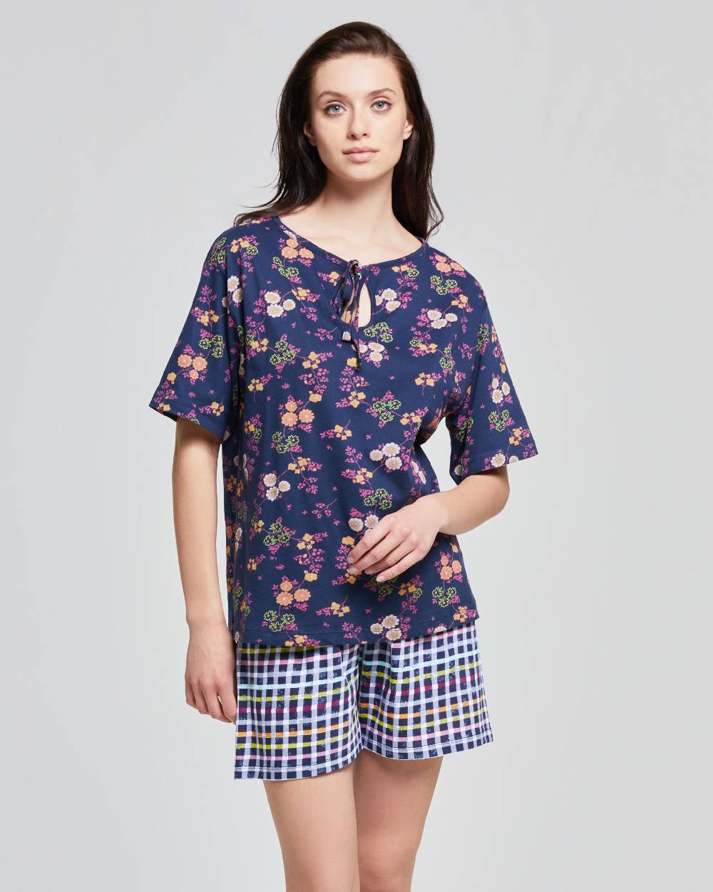 Pompea PIGIAMA CORTO COTONE MAGNOLIA