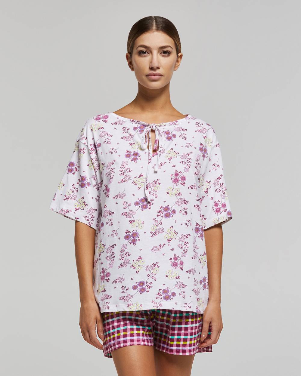 Pompea PIGIAMA CORTO COTONE MAGNOLIA