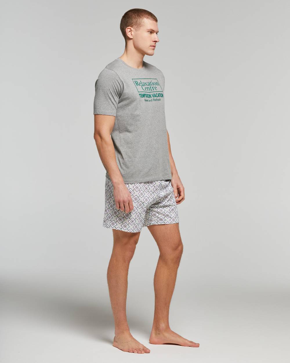 Pompea PIGIAMA CORTO COTONE MANUEL