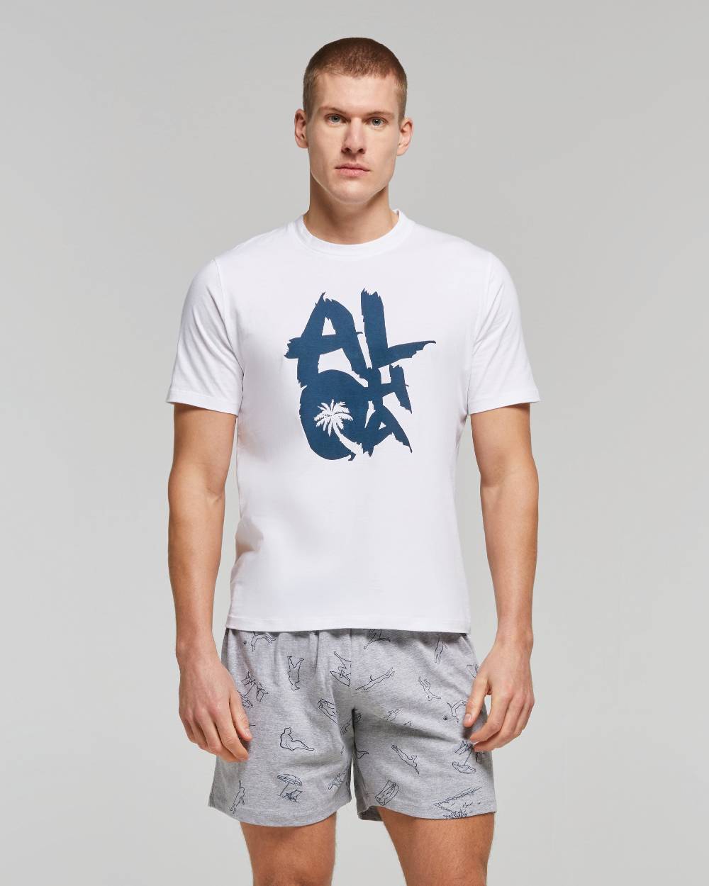 Pompea PIGIAMA CORTO COTONE MARITTIMO