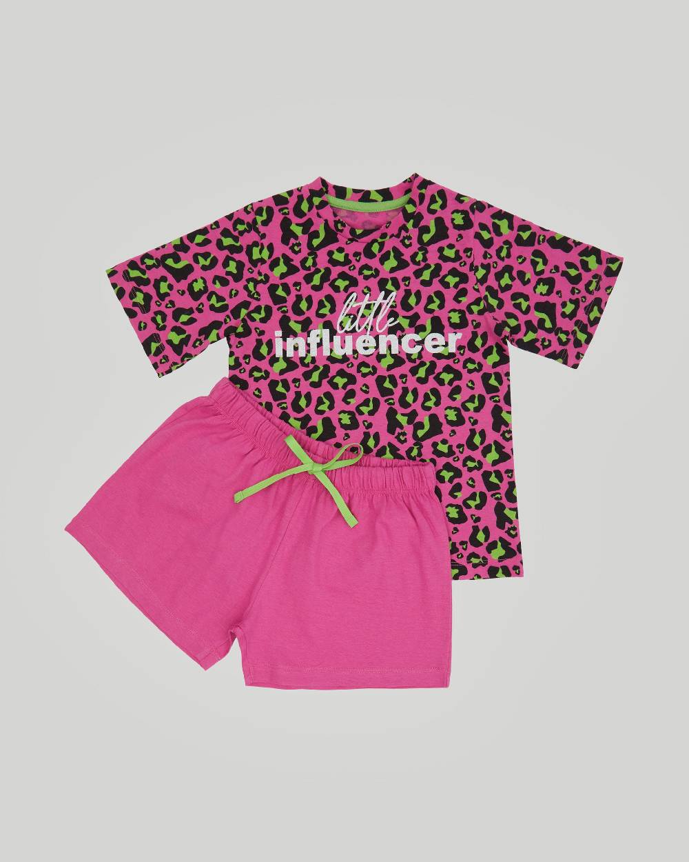 Pompea PIGIAMA CORTO COTONE MENTA