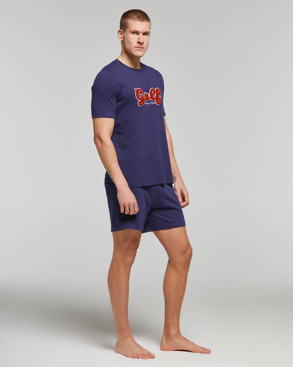 Pompea Pigiama Corto Cotone Milo