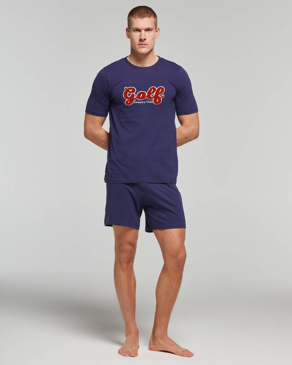 Pompea Pigiama corto cotone Milo