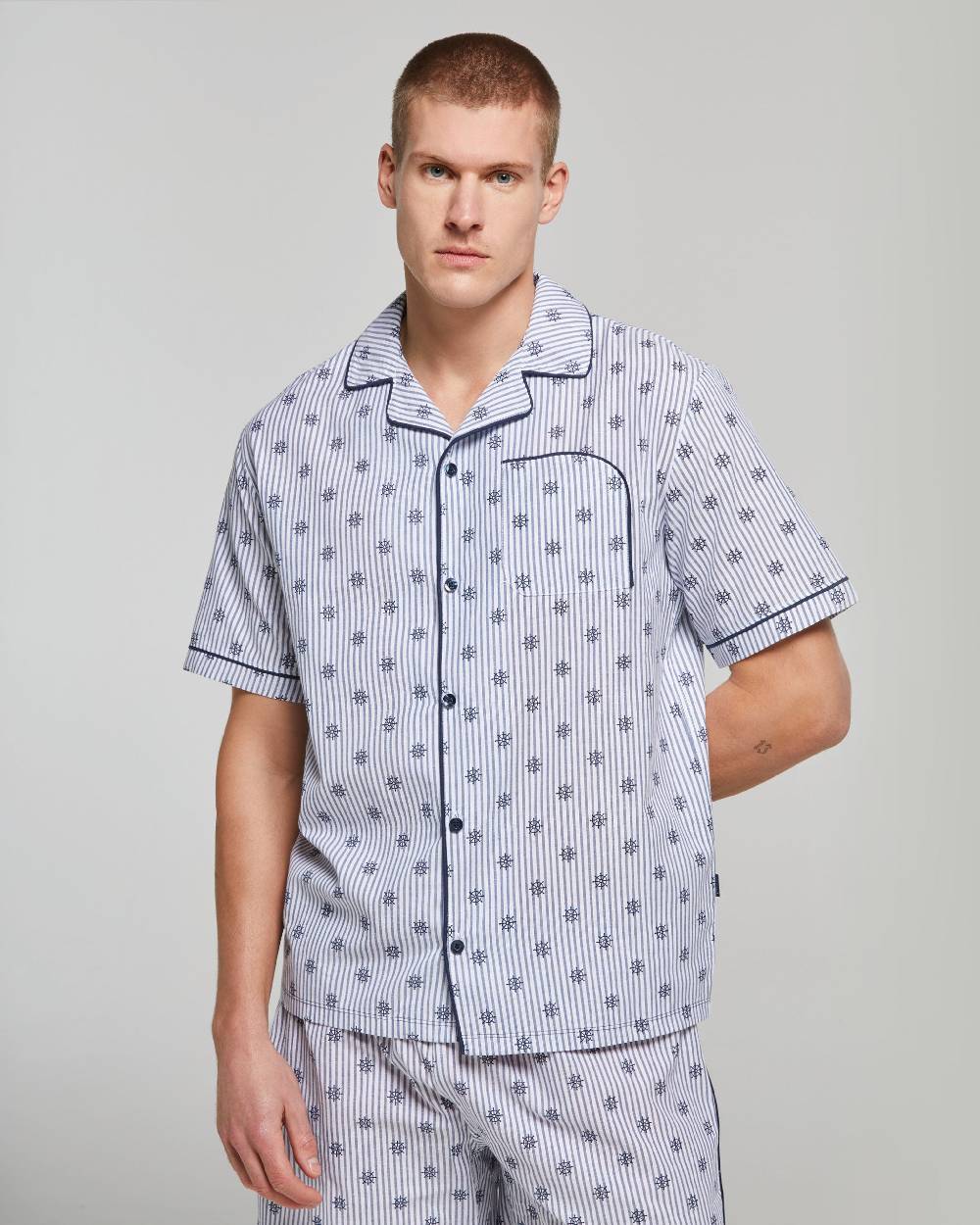 Pompea PIGIAMA CORTO COTONE NARCISO