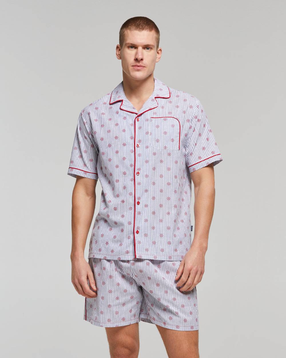 Pompea PIGIAMA CORTO COTONE NARCISO