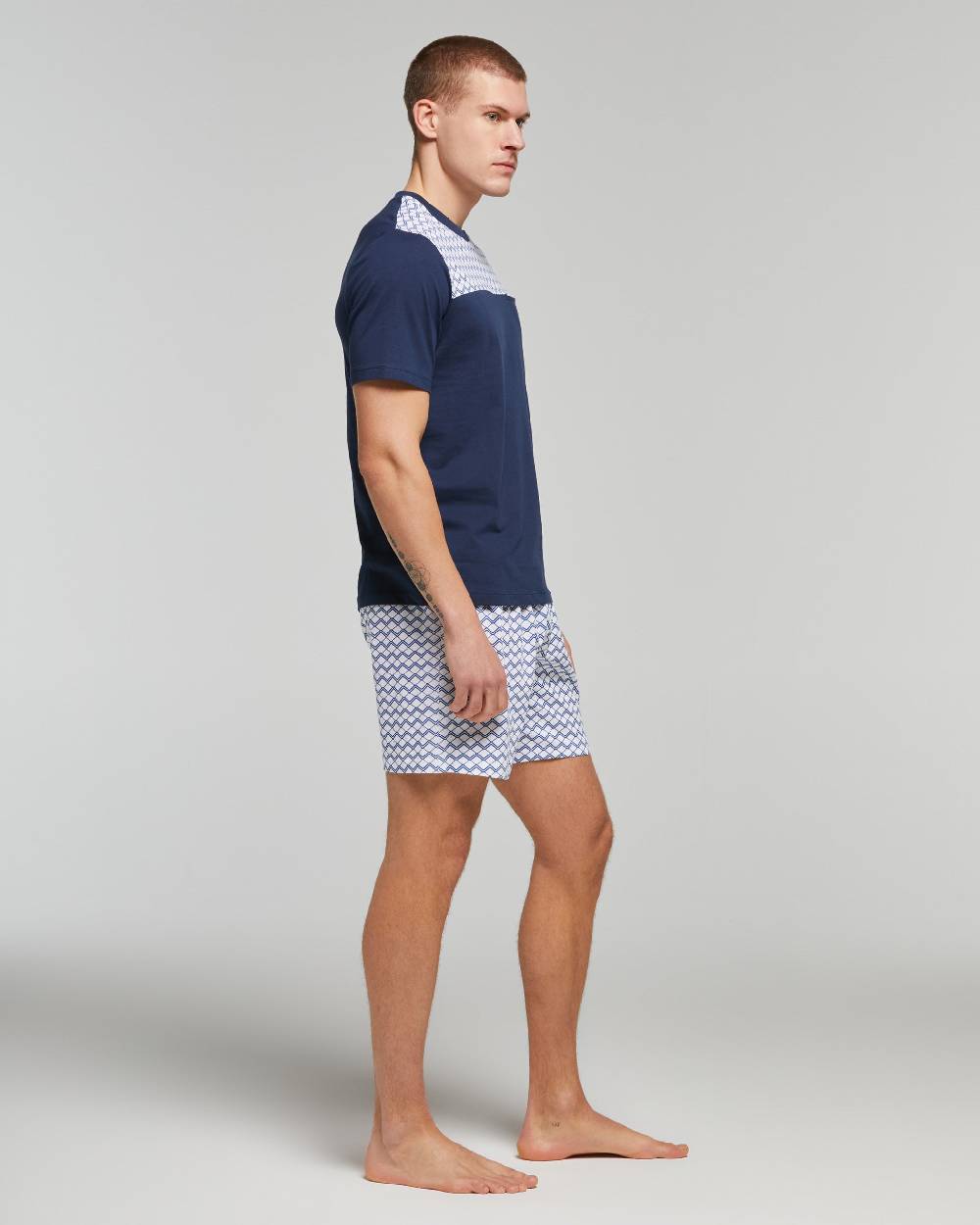 Pompea PIGIAMA CORTO COTONE OLEANDRO