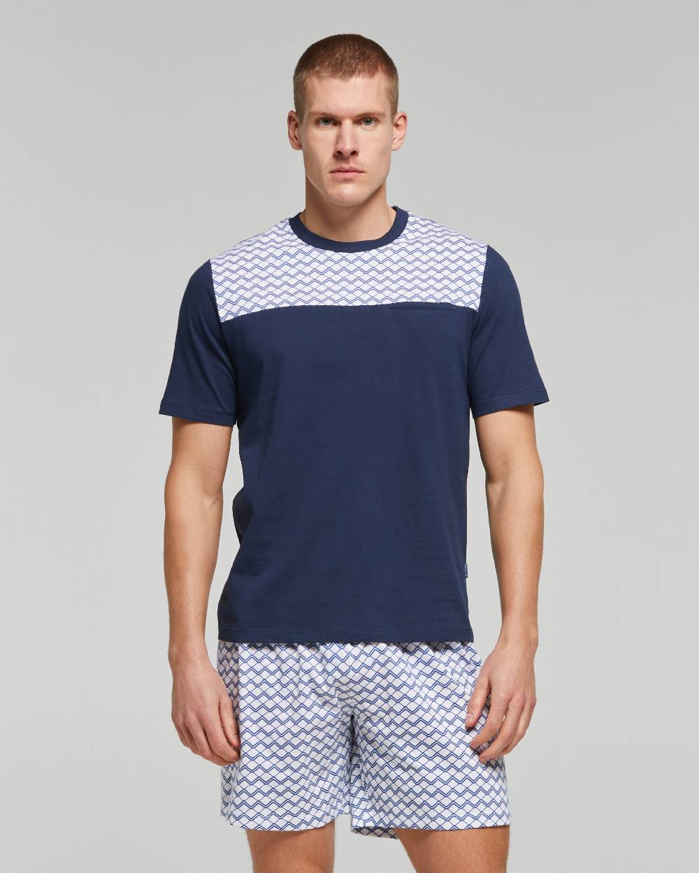 Pompea PIGIAMA CORTO COTONE OLEANDRO