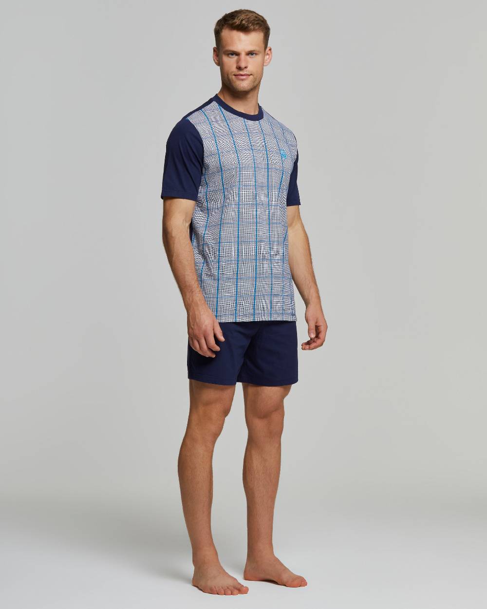 Pompea Pigiama Corto Cotone Raniero