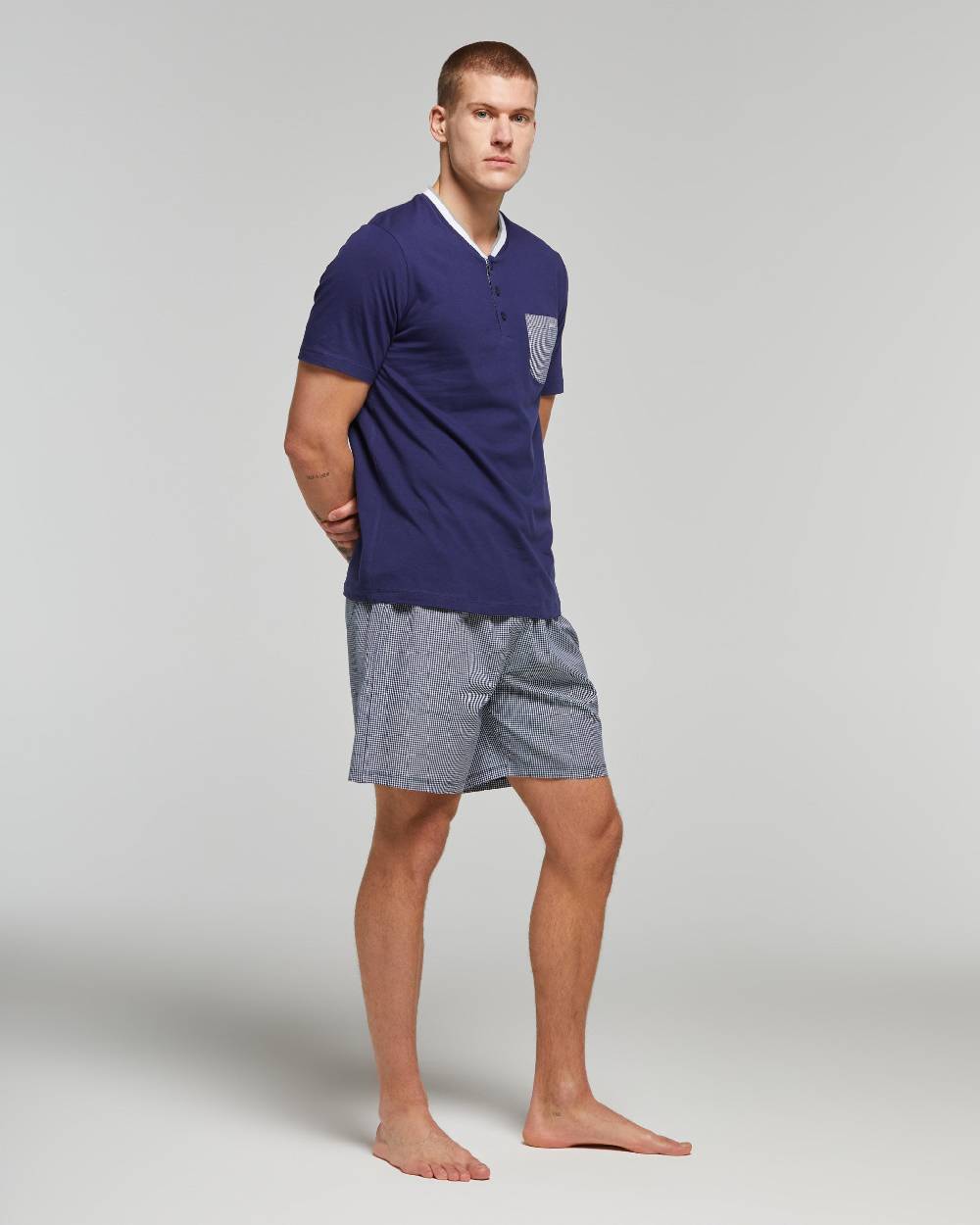 Pompea Pigiama Corto Cotone Zeus