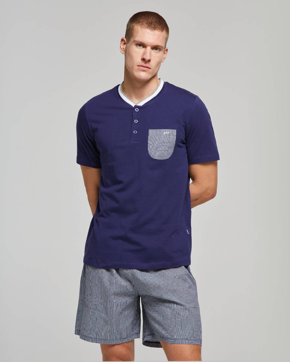 Pompea Pigiama Corto Cotone Zeus