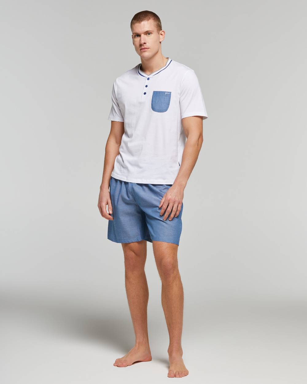 Pompea Pigiama corto cotone Zeus