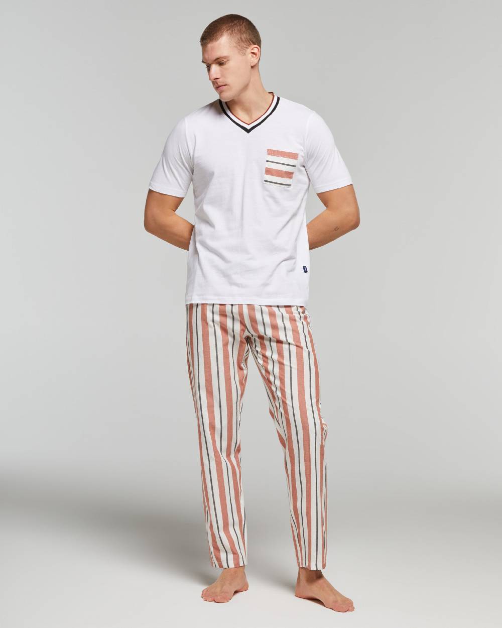 Pompea PIGIAMA LUNGO COTONE DAVIDE