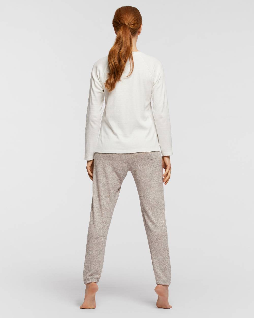 Pompea Pigiama Lungo Cotone E Viscosa Argentera