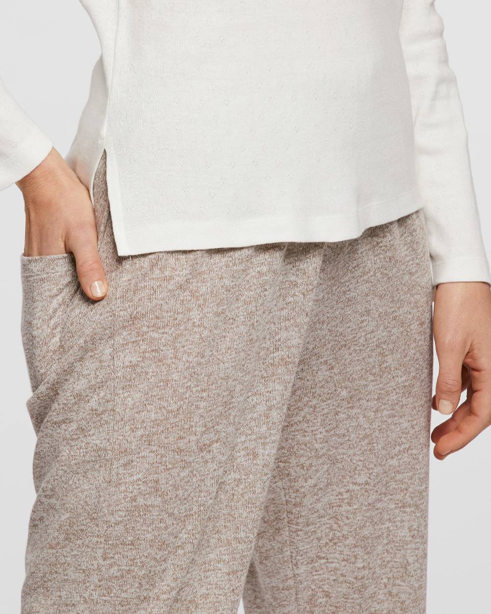 Pompea Pigiama Lungo Cotone E Viscosa Argentera