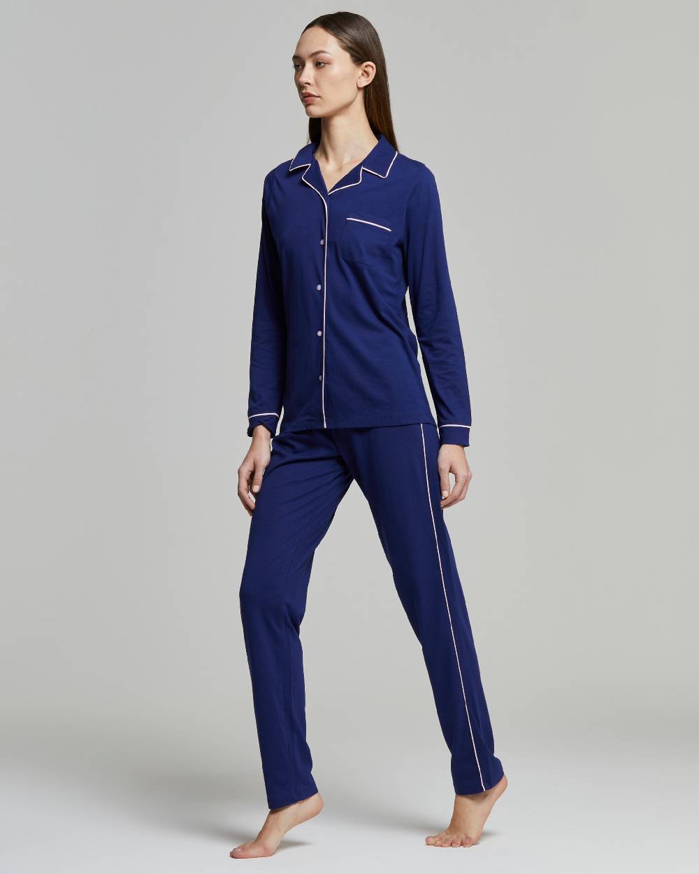 Pompea Pigiama Lungo Cotone Elisabetta