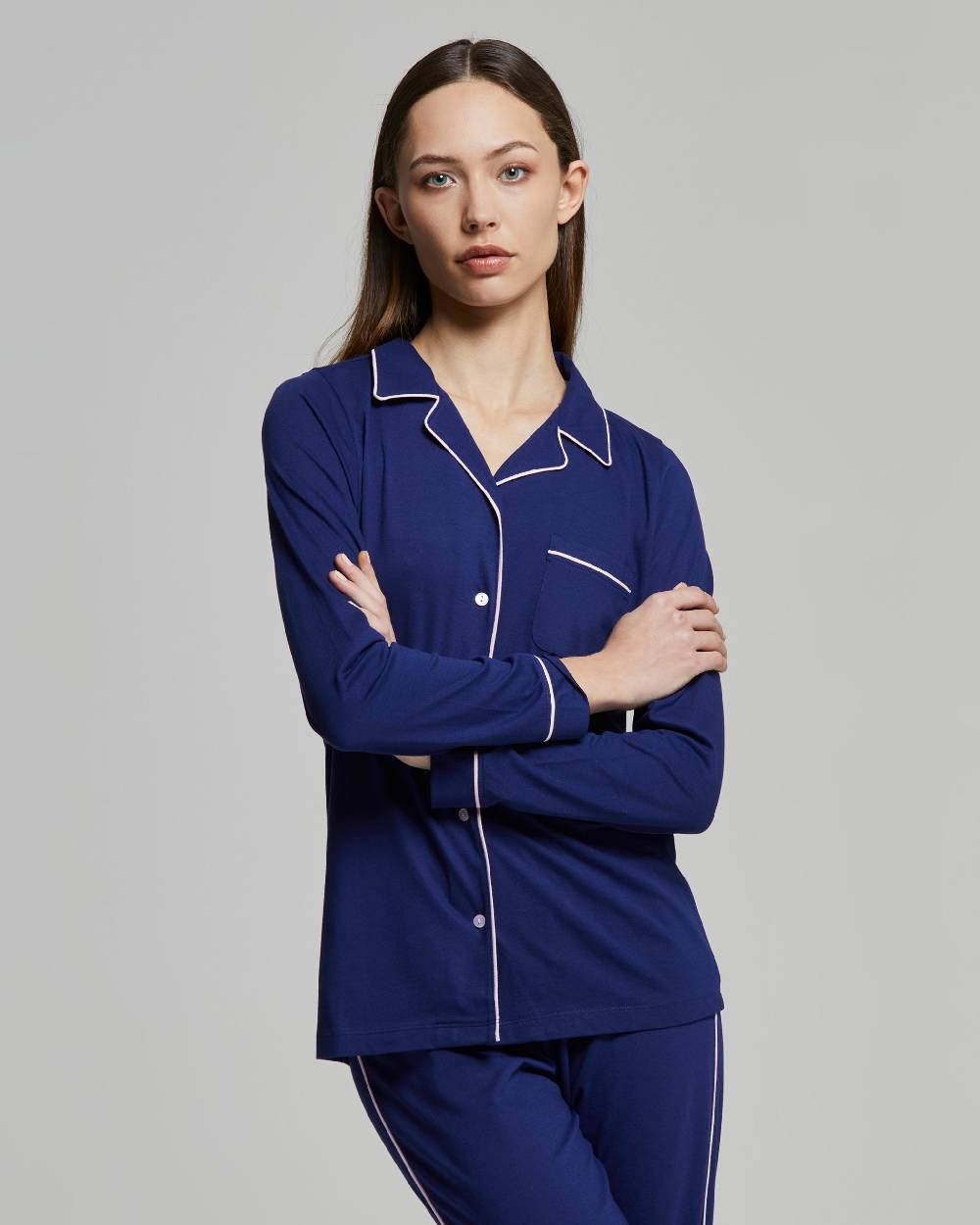 Pompea Pigiama Lungo Cotone Elisabetta