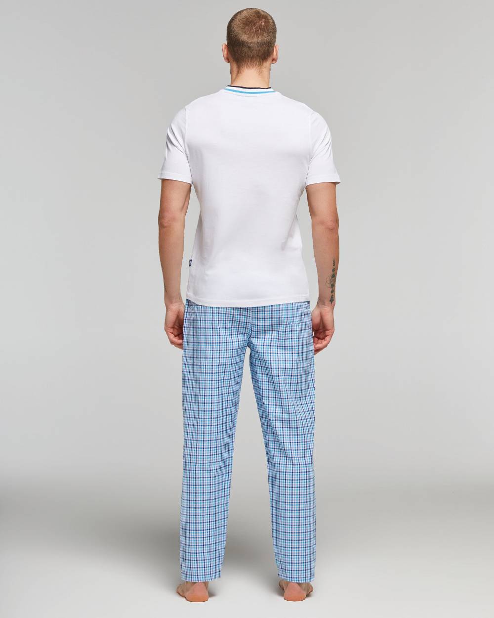 Pompea PIGIAMA LUNGO COTONE EUCALIPTO