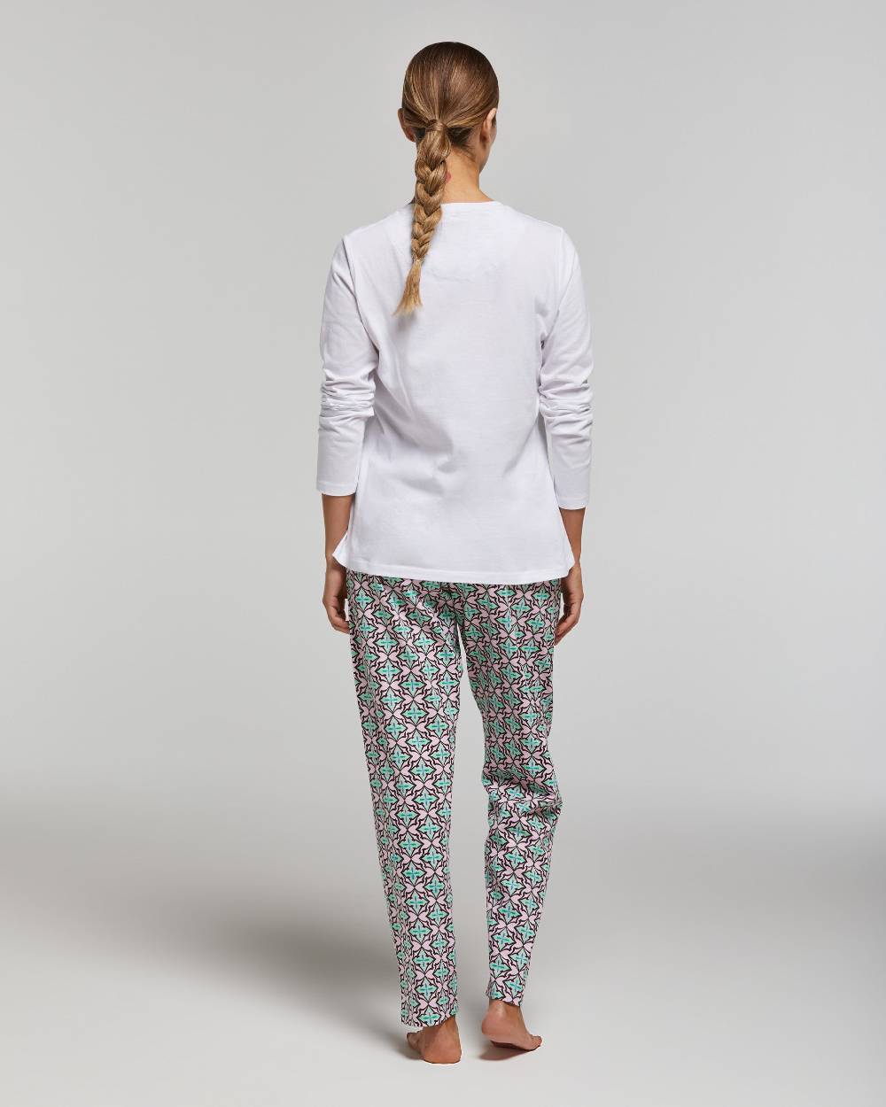 Pompea Pigiama Lungo Cotone Flavia