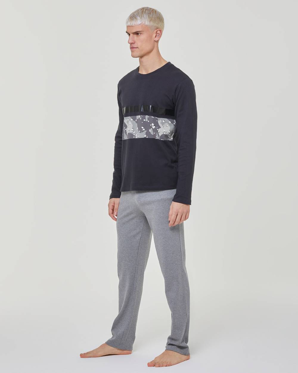 Pompea Pigiama Lungo Cotone Interlock Andalo