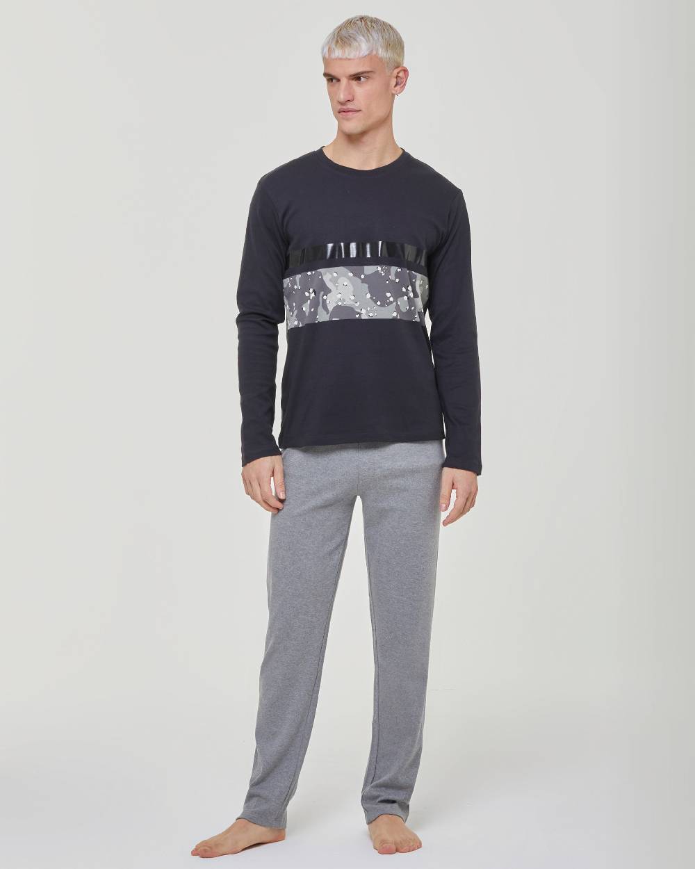 Pompea Pigiama Lungo Cotone Interlock Andalo