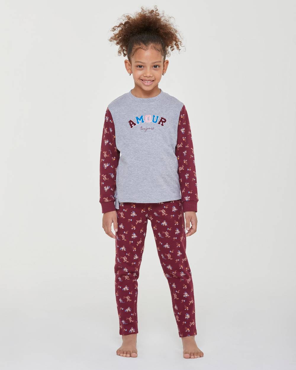 Pompea Pigiama lungo cotone interlock Andromeda