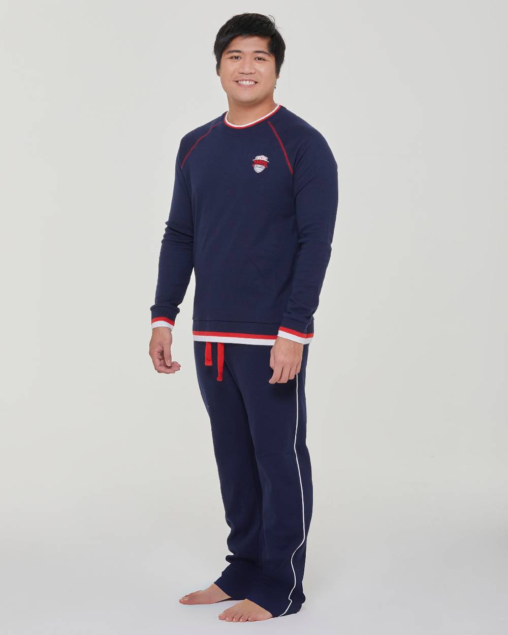 Pompea Pigiama Lungo Cotone Interlock Anice