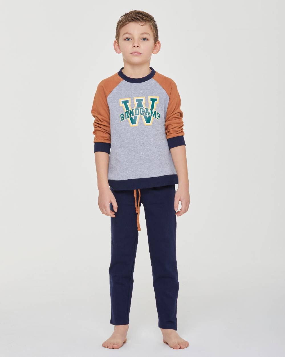 Pompea Pigiama lungo cotone interlock Elvis