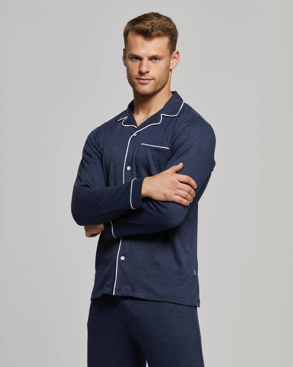 Pompea PIGIAMA LUNGO COTONE INTERLOCK FILIPPO