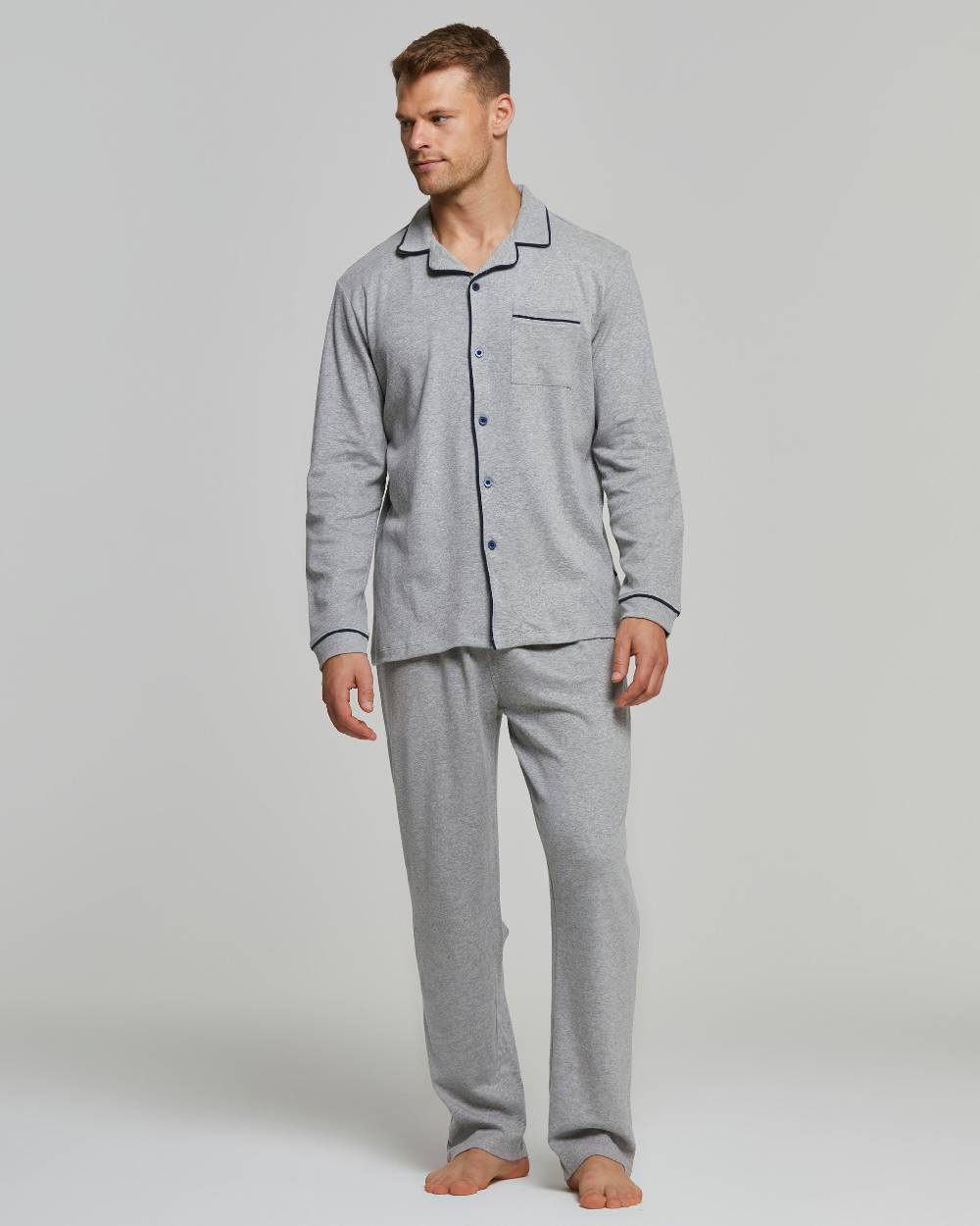 Pompea PIGIAMA LUNGO COTONE INTERLOCK FILIPPO