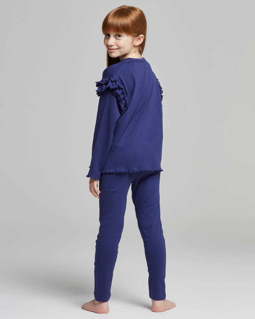 Pompea PIGIAMA LUNGO COTONE INTERLOCK ROSMARINO