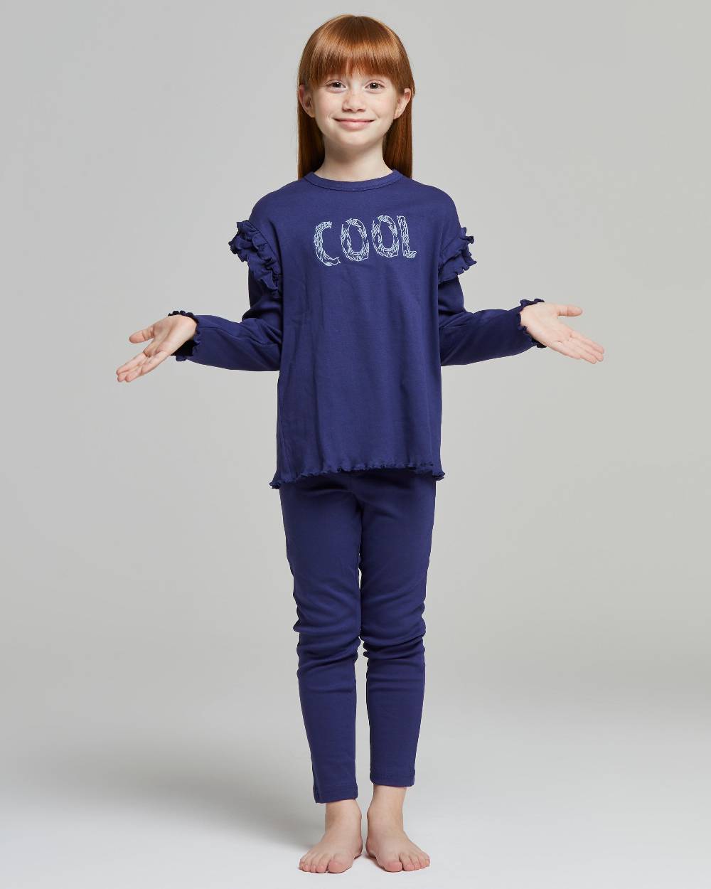 Pompea PIGIAMA LUNGO COTONE INTERLOCK ROSMARINO